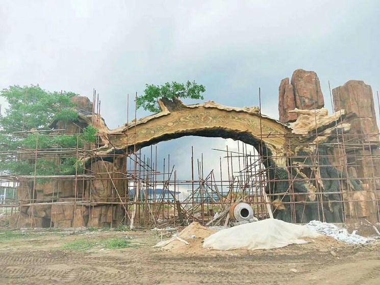 徐州豐縣仿真樹(shù)大門